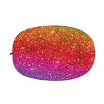 Rainbow (NOT Real) Glitter Artwork Print Car Side Mirror Covers