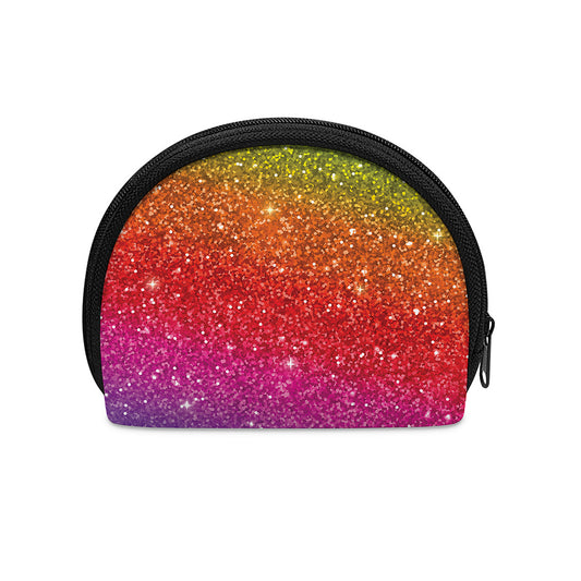 Rainbow (NOT Real) Glitter Artwork Print Coin Purse