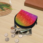 Rainbow (NOT Real) Glitter Artwork Print Coin Purse