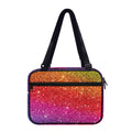 Rainbow (NOT Real) Glitter Artwork Print Double Strap Bible Bag