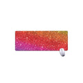 Rainbow (NOT Real) Glitter Artwork Print Extended Mouse Pad