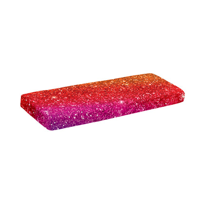 Rainbow (NOT Real) Glitter Artwork Print Piano Keyboard Cover