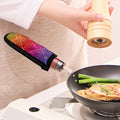 Rainbow (NOT Real) Glitter Artwork Print Skillet Handle Cover
