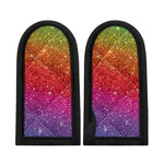 Rainbow (NOT Real) Glitter Artwork Print Skillet Handle Cover