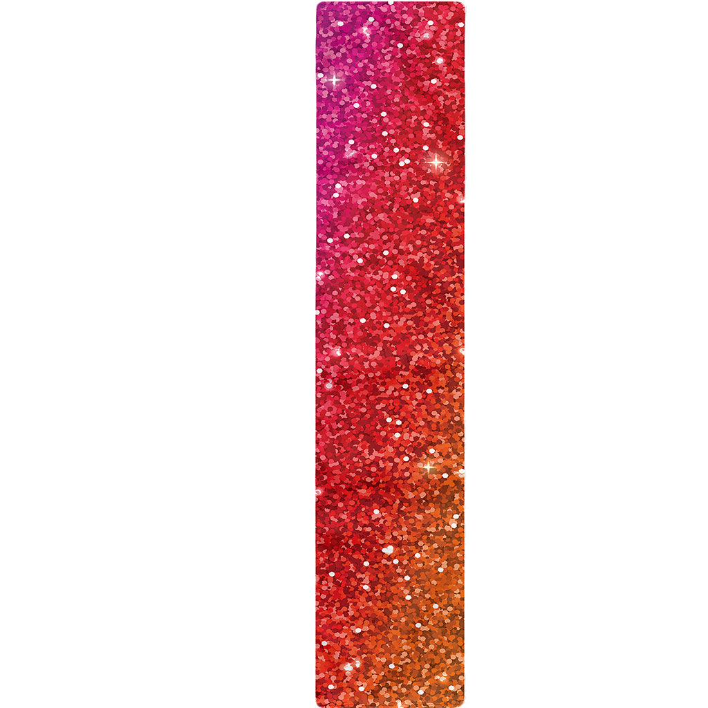 Rainbow (NOT Real) Glitter Artwork Print Table Runner