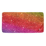 Rainbow (NOT Real) Glitter Artwork Print Towel
