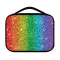 Rainbow (NOT Real) Glitter Print Classic Bible Case