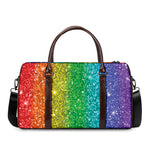 Rainbow (NOT Real) Glitter Print Duffle Bag