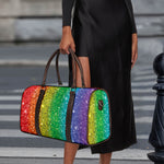 Rainbow (NOT Real) Glitter Print Duffle Bag