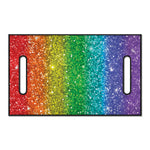 Rainbow (NOT Real) Glitter Print Golf Cart Seat Cover