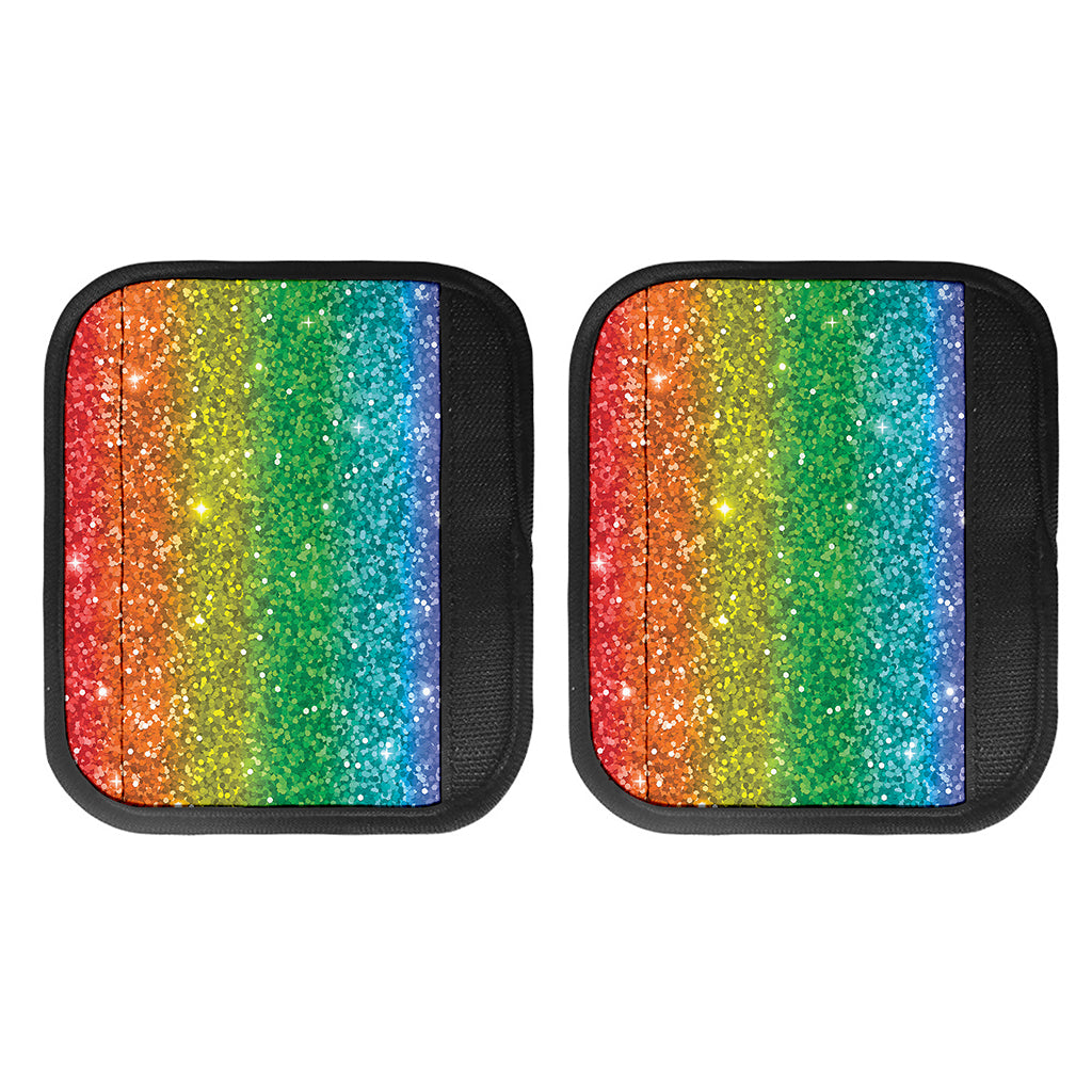 Rainbow (NOT Real) Glitter Print Handle Covers