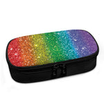Rainbow (NOT Real) Glitter Print Insulin Cooler Travel Case