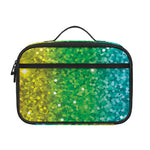 Rainbow (NOT Real) Glitter Print Portable Lunch Bag