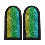 Rainbow (NOT Real) Glitter Print Skillet Handle Cover