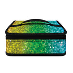 Rainbow (NOT Real) Glitter Print Small Lunch Bag