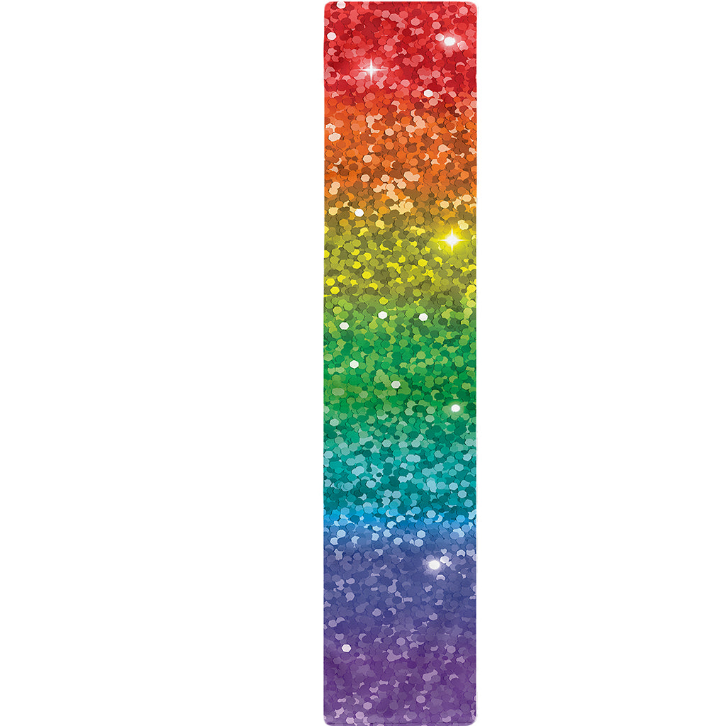 Rainbow (NOT Real) Glitter Print Table Runner