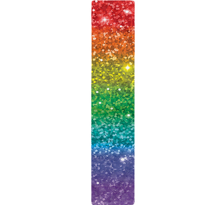 Rainbow (NOT Real) Glitter Print Table Runner