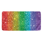Rainbow (NOT Real) Glitter Print Towel