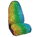 Rainbow (NOT Real) Glitter Print Waterproof Car Seat Cover