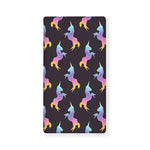 Rainbow Origami Unicorn Pattern Print Baby Crib Sheet