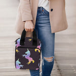 Rainbow Origami Unicorn Pattern Print Bible Tote Bag