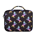 Rainbow Origami Unicorn Pattern Print Briefcase Bible Bag