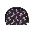 Rainbow Origami Unicorn Pattern Print Coin Purse