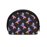 Rainbow Origami Unicorn Pattern Print Coin Purse