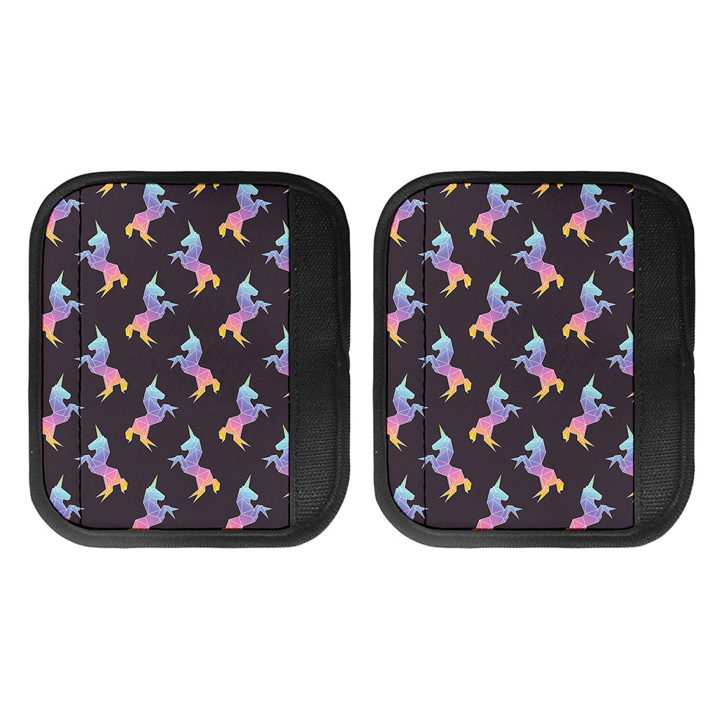 Rainbow Origami Unicorn Pattern Print Handle Covers