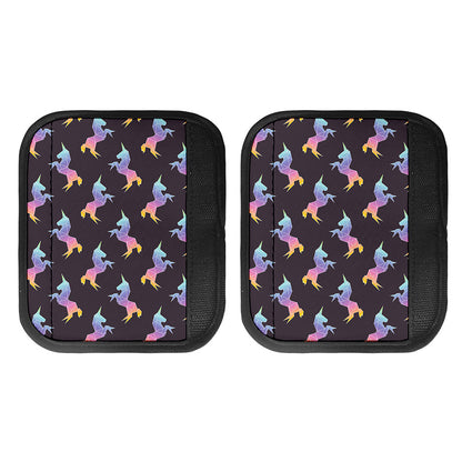 Rainbow Origami Unicorn Pattern Print Handle Covers