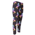 Rainbow Origami Unicorn Pattern Print Men's Compression Pants