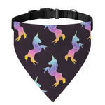 Rainbow Origami Unicorn Pattern Print Over The Collar Dog Bandana