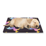Rainbow Origami Unicorn Pattern Print Pet Cooling Mat Cover