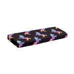 Rainbow Origami Unicorn Pattern Print Piano Keyboard Cover