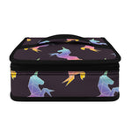 Rainbow Origami Unicorn Pattern Print Small Lunch Bag