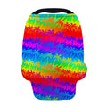 Rainbow Palm Tree Pattern Print Baby Seat Cover