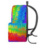 Rainbow Palm Tree Pattern Print Backpack