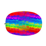 Rainbow Palm Tree Pattern Print Car Side Mirror Covers