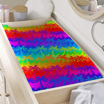 Rainbow Palm Tree Pattern Print Changing Pad Cover