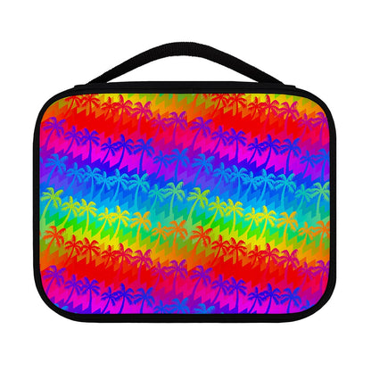 Rainbow Palm Tree Pattern Print Classic Bible Case