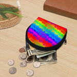 Rainbow Palm Tree Pattern Print Coin Purse