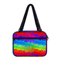 Rainbow Palm Tree Pattern Print Double Strap Bible Bag