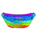 Rainbow Palm Tree Pattern Print Fanny Pack