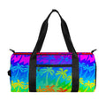 Rainbow Palm Tree Pattern Print Gym Bag
