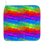 Rainbow Palm Tree Pattern Print Hand Towel