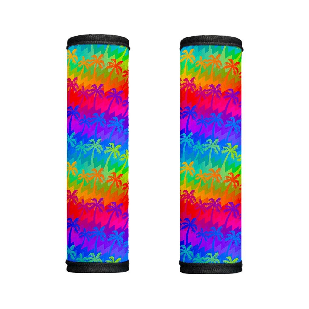 Rainbow Palm Tree Pattern Print Handle Covers