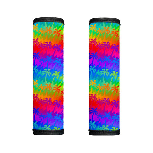 Rainbow Palm Tree Pattern Print Handle Covers
