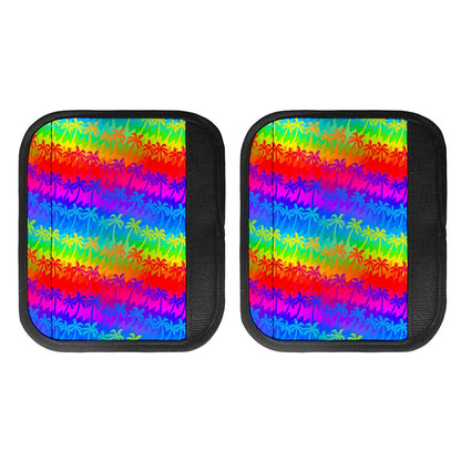 Rainbow Palm Tree Pattern Print Handle Covers
