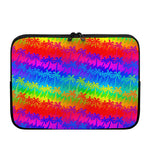 Rainbow Palm Tree Pattern Print Laptop Sleeve