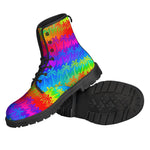 Rainbow Palm Tree Pattern Print Backpack